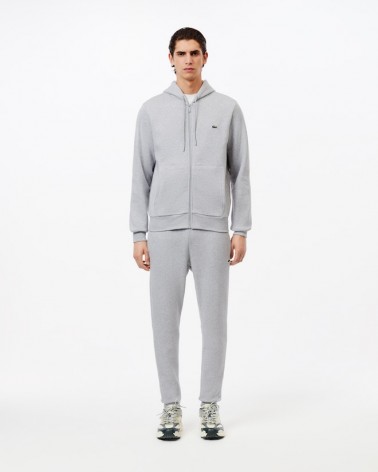 Lacoste - Fleece Hooded Tracksuit - Grey