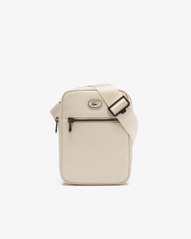 Lacoste - Monogram 3D Crossover Bag - White