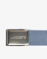 Lacoste - Logo Woven Strap Belt - Light Blue | blockshops