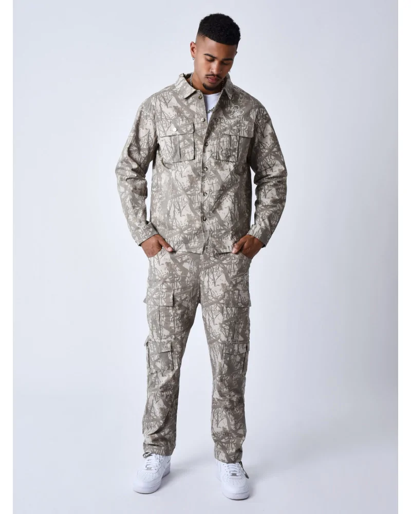 Project X Paris - Branch Camo Over Shirt - Mc | blockshops