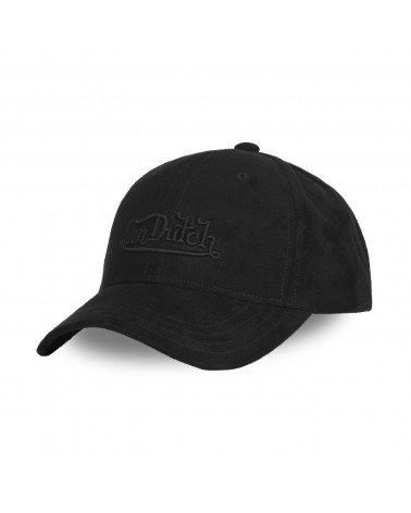 Von Dutch - Men's Suede Baseball Cap - Black