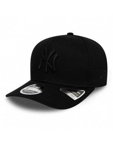 New Era - New York Yankees 9FIFTY Stretch Snap Cap - Black / Black