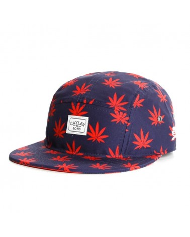 Cayler And Sons - Budz & Stripes 5Panel - Navy/Red