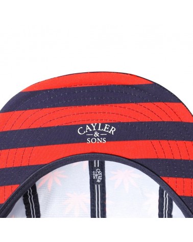 Cayler And Sons - Budz & Stripes 5Panel - Navy/Red