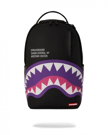 Sprayground - Shark Central DLXSV Backpack - Black / Purple