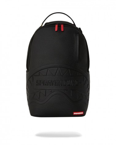 Sprayground - Shark Smash Logo Embossed DLXSV Backpack - Black