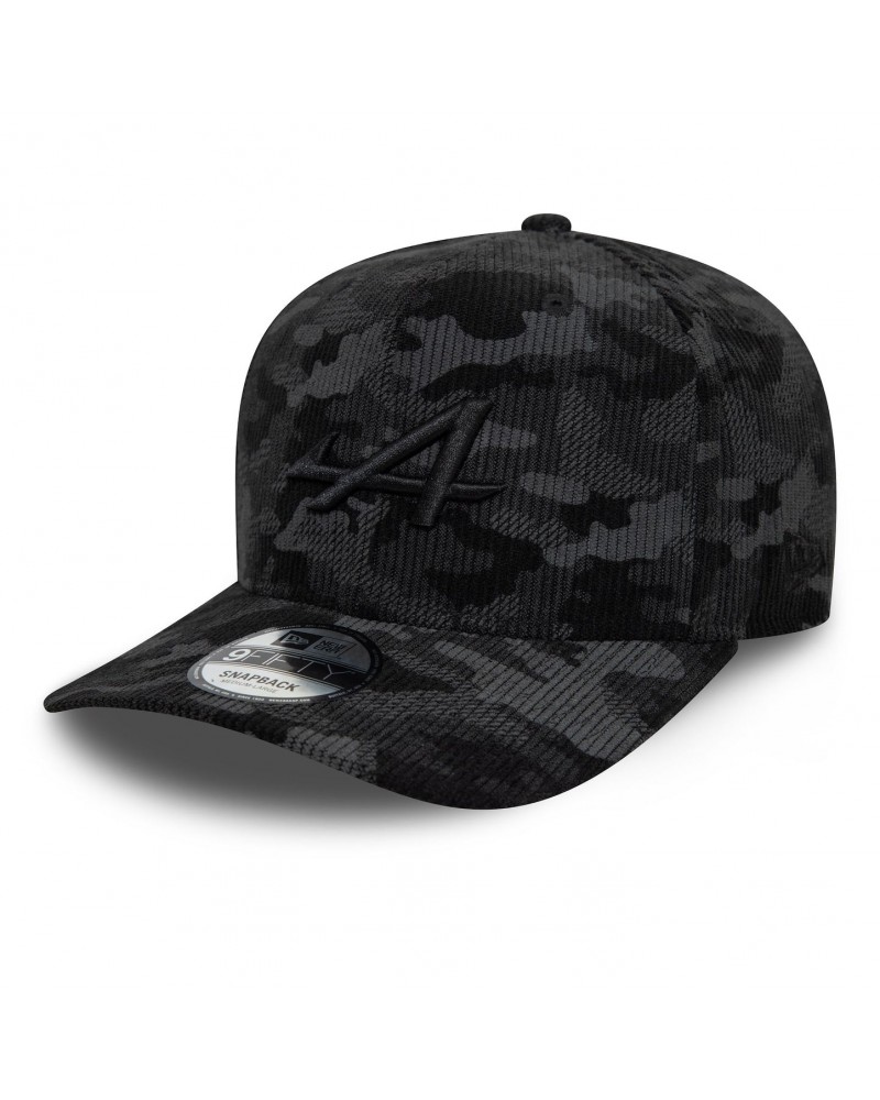 New Era - Alpine Racing Camo Cord 9FIFTY Snapback Cap - Black