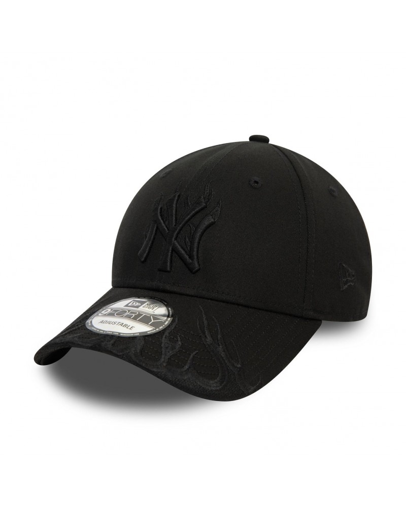 New Era - New York Yankees MLB Flame 9Forty Cap - Black