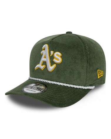 New Era - Oakland Athletics Cord Golfer Adjustable Cap - Dark Green