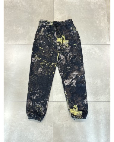 Dolly Noire - Leshen Dark Chemical SweatPants - Black / Green