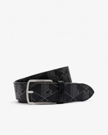 Lacoste - Belt With Monogram - Black