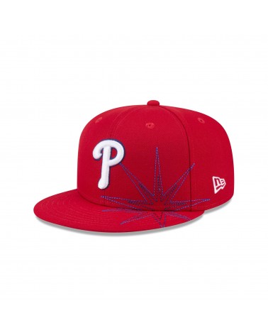 New Era - Solar Star Philadelphia P 59FIFTY Fitted Cap - Red