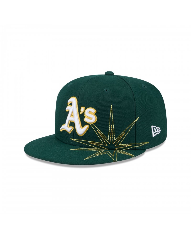 New Era - Solar Star Oakland Ath 59FIFTY Fitted Cap - Green