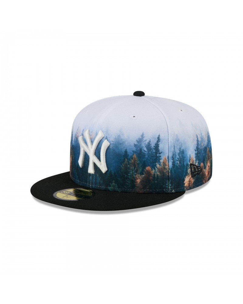 New Era - Photoreal NY Yankees 59fifty Fitted Cap - White / Blue