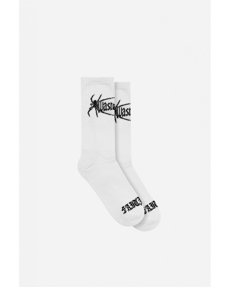 Wasted Paris - Boiler Reset Socks - White