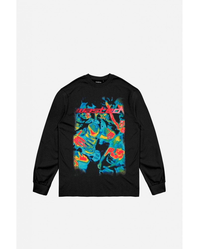 Wasted Paris - Fusion Long Sleeve T-Shirt  - Black Fusion