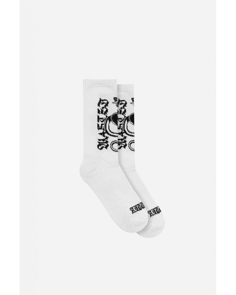 Wasted Paris - Lethal Socks - White