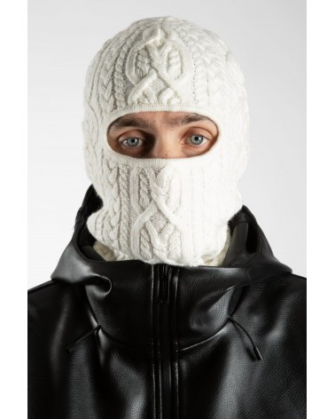 Wasted Paris - Rain Cable Balaclava - White