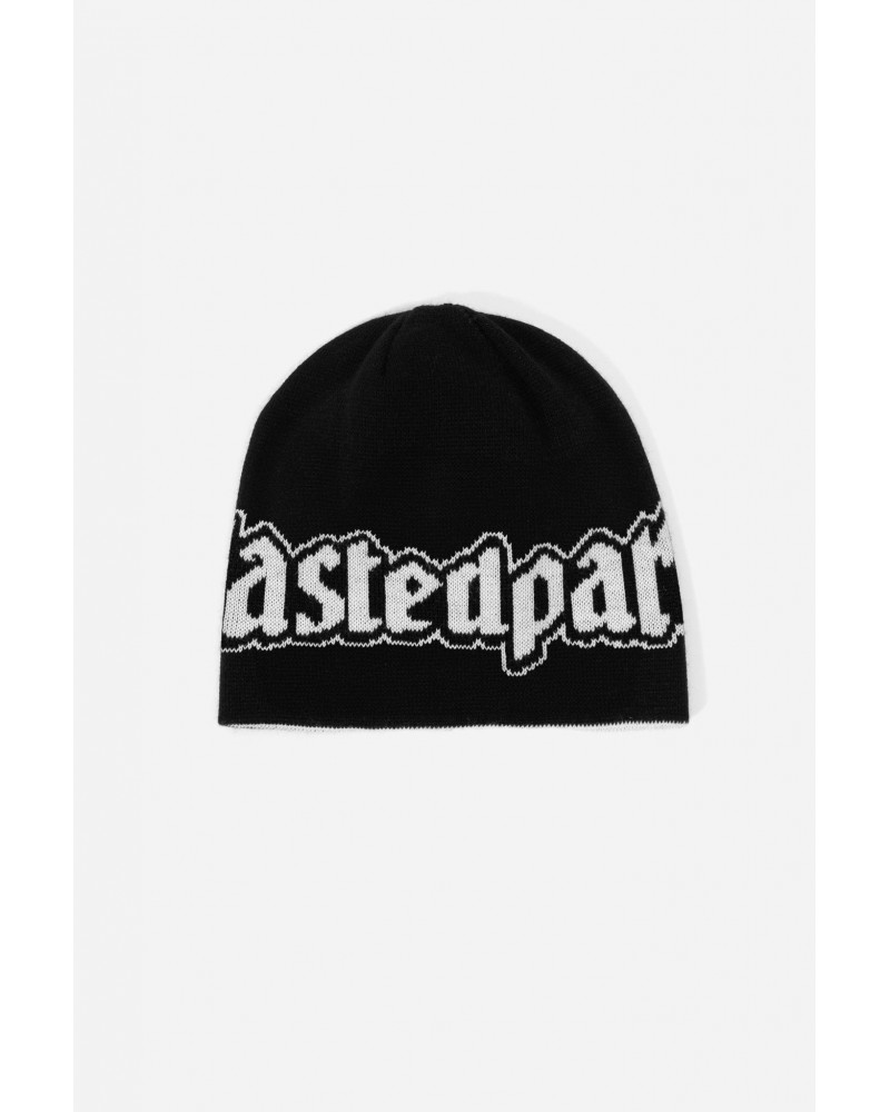 Wasted Paris - United Reverse Brow Beanie - Black