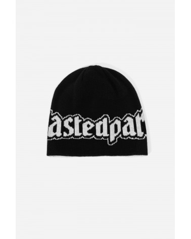 Wasted Paris - United Reverse Brow Beanie - Black