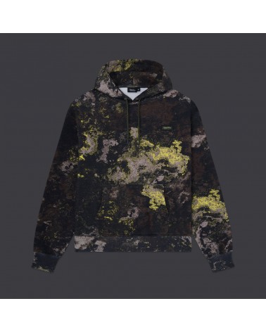 Dolly Noire - Leshen Dark Chemical Hoodie - Black / Green