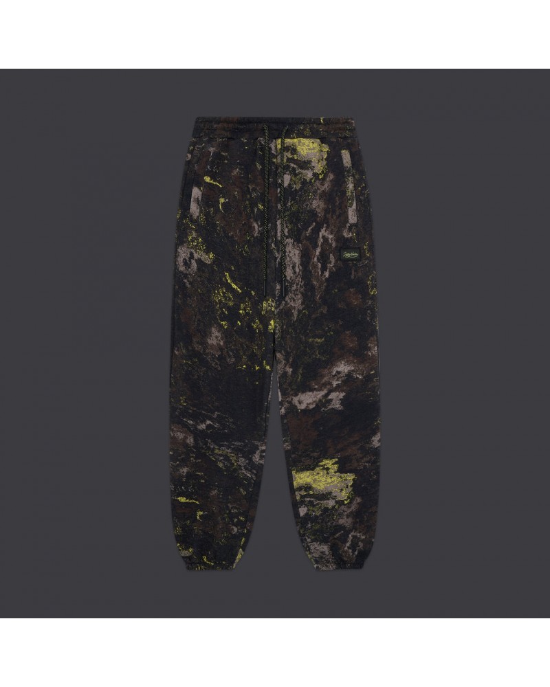 Dolly Noire - Leshen Dark Chemical SweatPants - Black / Green