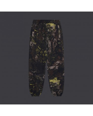 Dolly Noire - Leshen Dark Chemical SweatPants - Black / Green