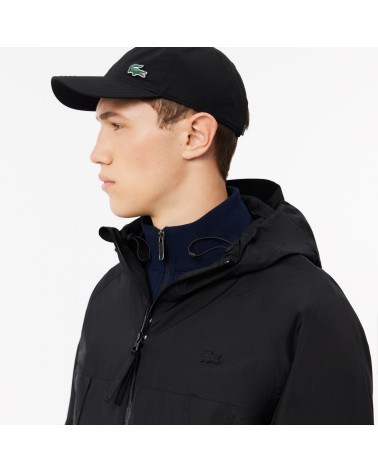 Lacoste - Lightweight Hooded Raincoat - Black