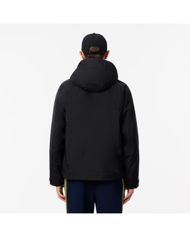 Lacoste - Lightweight Hooded Raincoat - Black