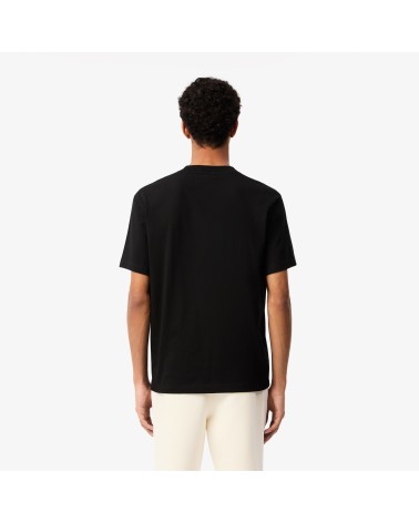 Lacoste - French Made Embroidered Tee - Black