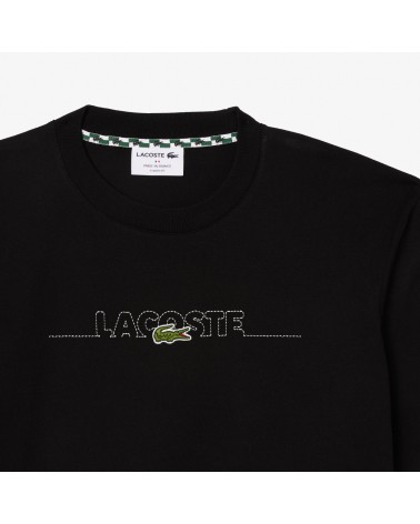 Lacoste - French Made Embroidered Tee - Black