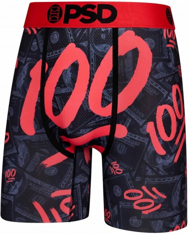 PSD Underwear - All 100 - Black / Red