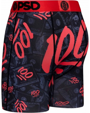 PSD Underwear - All 100 - Black / Red