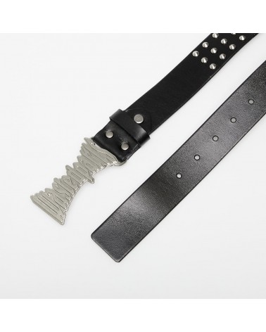 Wasted Paris - United Leather Belt - Black