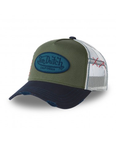 Von Dutch - Naka Trucker Hat - Olive/White/Navy