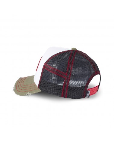 Von Dutch - SUM MAN Trucker Cap - White/Black/Red/Olive