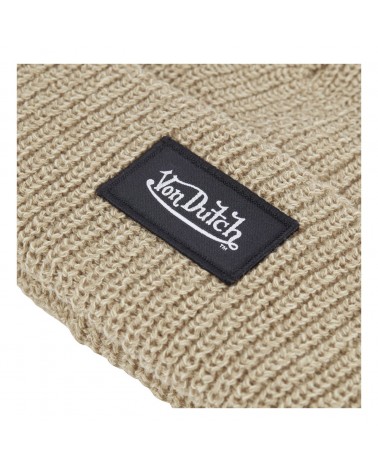 Von Dutch - BON CARD Beanie - Beige