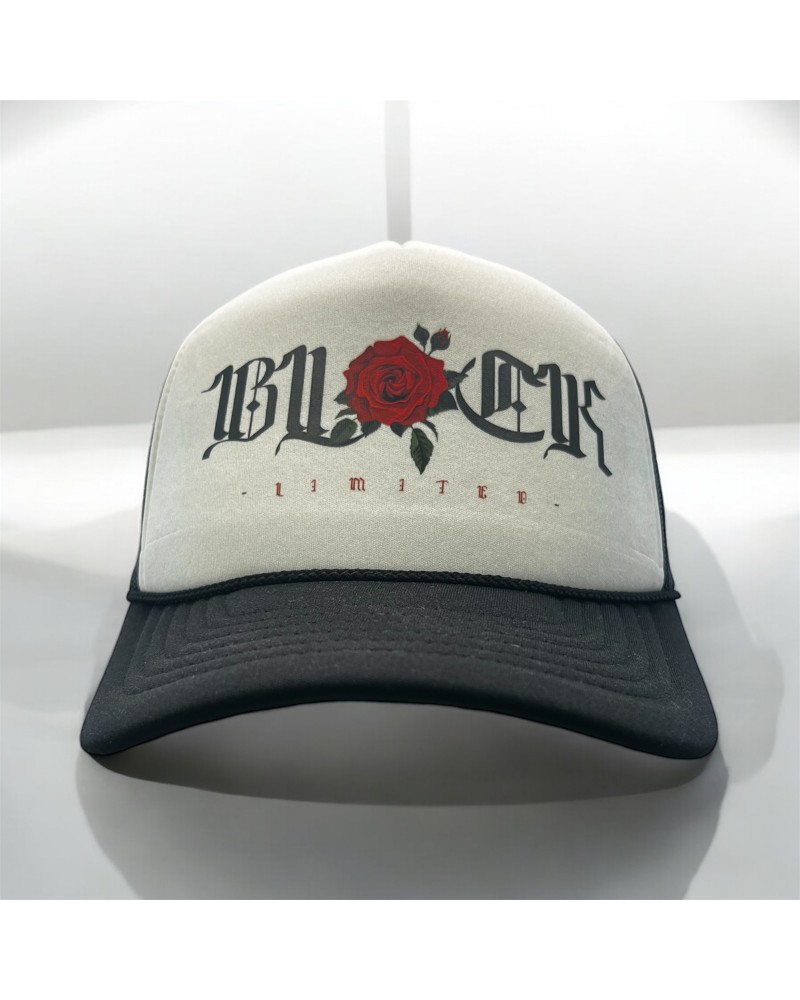 Block Limited - Roses Foam Trucker - White / Black