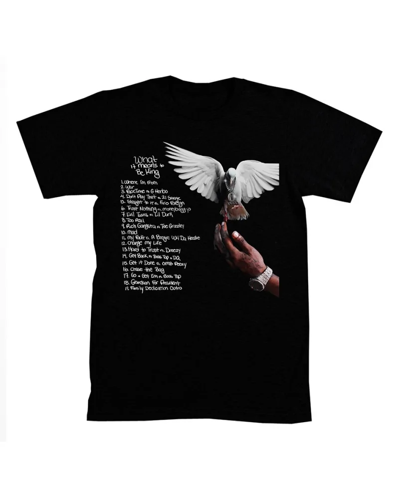 Block Custom - King Von What It Mean To Be King Tee - Black | block...