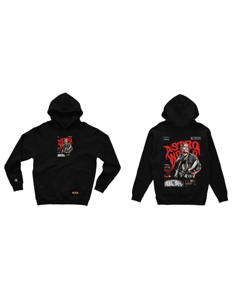 Block Custom - Travis Scott Sicko Mode on Air Hoodie - Black | bloc...