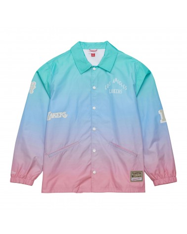 Mitchell & Ness - Stateside Pastel Los Angeles Lakers Coach Jacket - MC