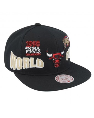 Mitchell & Ness - World Champs Chicago Bulls Snapback - Black