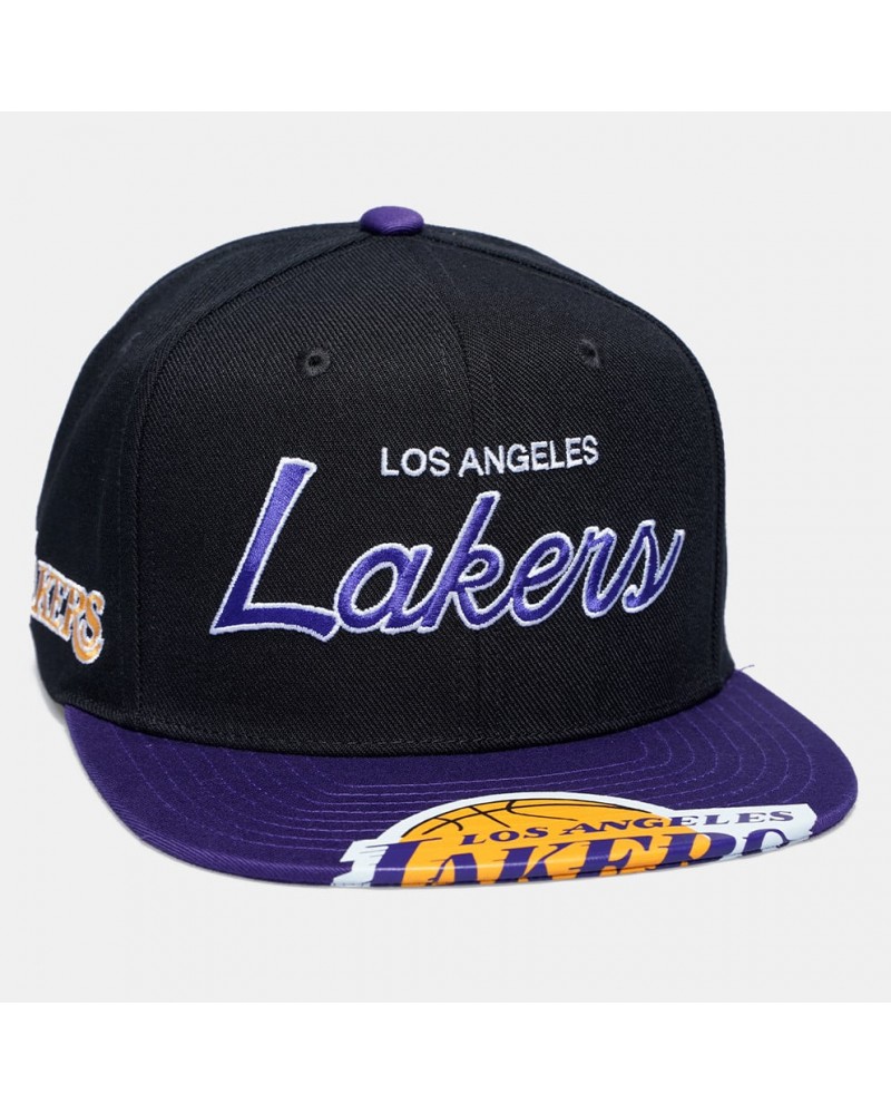 Mitchell & Ness - Big Mouth Los Angeles Lakers Snapback - Black