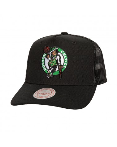 Mitchell & Ness - Monogram Boston Celtics Trucker Cap - Black