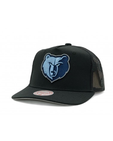 Mitchell & Ness - Monogram Memphis Grizzlies Trucker Cap - Black