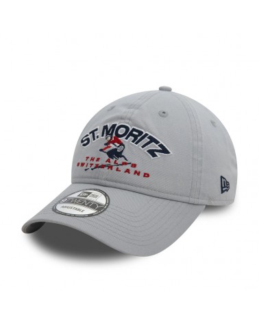 New Era - Washed St. Moritz Ski Grey 9TWENTY Adjustable Cap - Grey