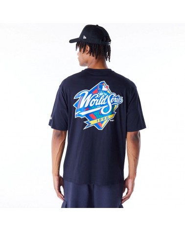 New Era - New York Yankees MLB World Series Navy Oversized T-Shirt - Navy