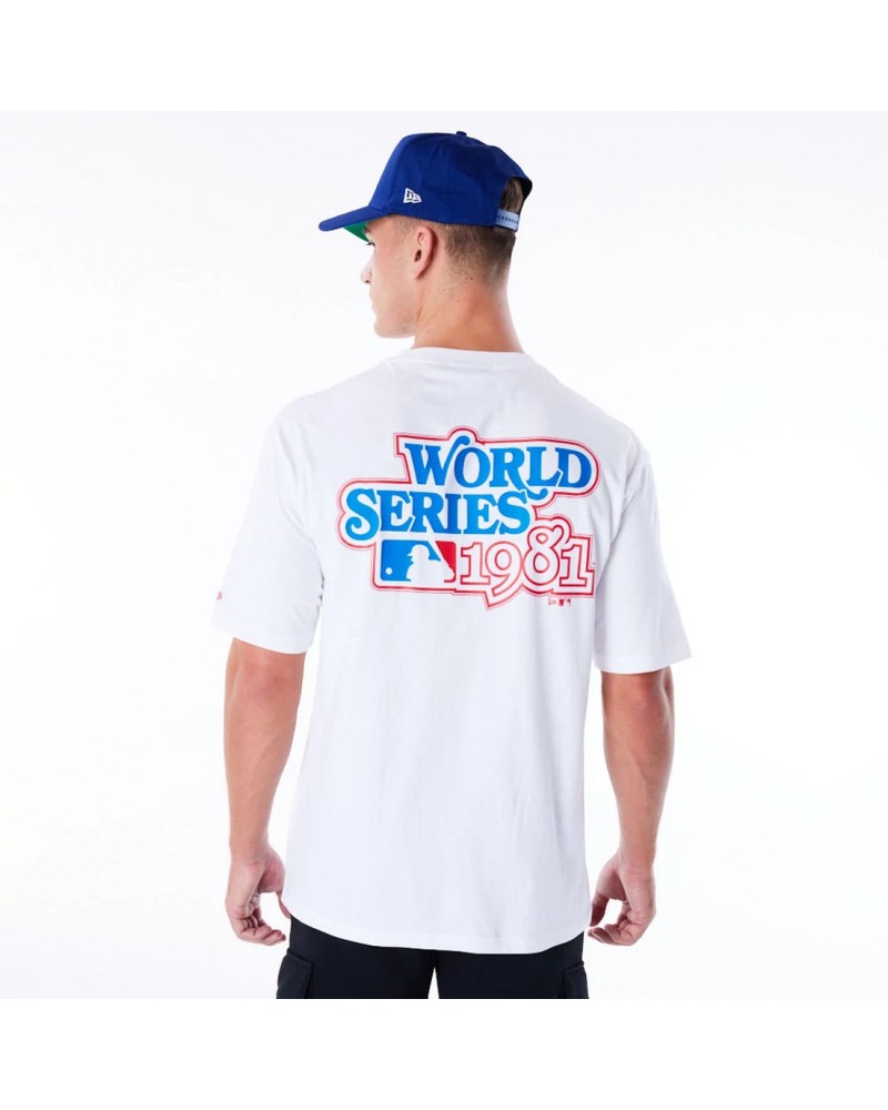 New Era - La Dodgers MLB World Series White Oversized T-Shirt - White