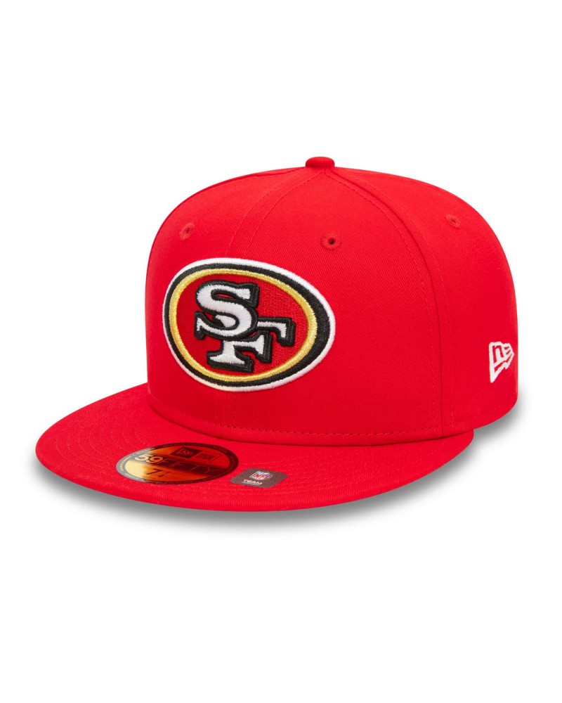 New Era - San Francisco 49ers NFL Official Team Colours Red 59FIFTY Fitted Cap - Red