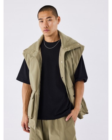 Project X Paris - Oversized Vest With Pockets - Olive